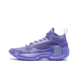 Li-Ning WAY OF WADE 10- LAVENDER Men's Mid Top Basketball Shoes ABAS115-5 - Picture 1 of 6
