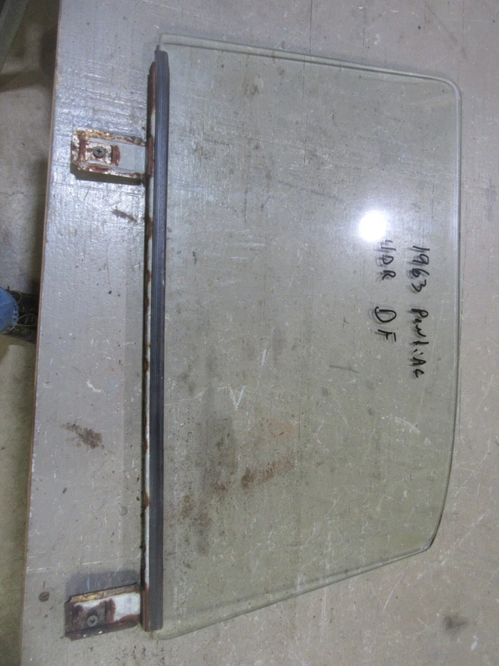 Pontiac Catalina 1963 1964 4 puertas poste sedán puerta cristal transparente montaje en pista DF Foto 1 de 1