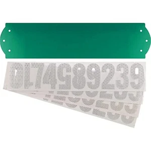 Address Plaque With Numbers Set, Reflective 911 High-Visibility, 3-In. - Picture 1 of 1