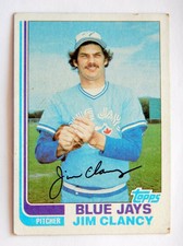 Jim Clancy #665 Topps 1982 Baseball Card (Toronto Blue Jays) VG