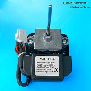 For Refrigerator Freezer YZF-1-6.5 Fan Motor AC 220V Asynchronous Shaded Pole - Picture 1 of 3