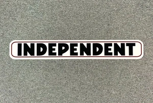 Independent Truck Bar Skateboard Sticker White LARGE 8" Authentic NHS - Picture 1 of 1