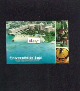  SHERATON BRITISCHES KOLONIALHOTEL NASSAU BAHAMAS BAY STREET LUFTBILD POSTKARTE - Bild 1 von 1