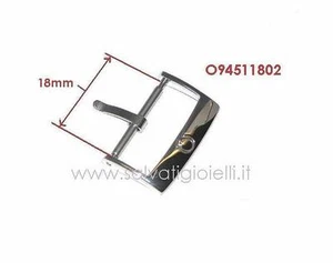 OMEGA steel buckle 18mm 94511802 boucle hebilla Dornschließe GENUINE *brand new - Foto 1 di 6