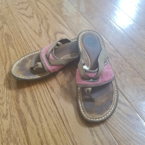 Sandali infradito UGG Australia #5105 taglia 7 tanga pelle montone