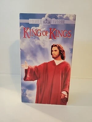 King of Kings(VHS 2-Tape Set Warner Brothers Classics Double Cassette) blackbin2 - Image 1 of 4