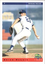 1993 Spokane Indians Classic/Best #14 Brian McLain