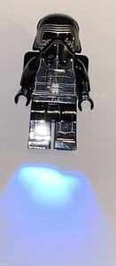 LEGO Star Wars Darth Vader Blue LED Light In Feet Figure Toy W/ Stand Perfect 3” - Picture 1 of 6