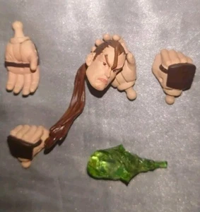 Sota Street Fighter Dan Hibiki Head + New Unused Rare Original Figure Parts - Picture 1 of 11