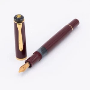 Pluma estilográfica Pelikan M250 Burdeos Rojo 14K M Oro - Imagen 1 de 5