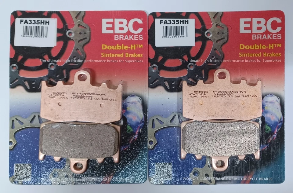 Pastillas de freno de disco delanteras sinterizadas EBC (2 juegos) se adaptan a BMW K1300GT (2009 a 2011) Foto 1 de 4