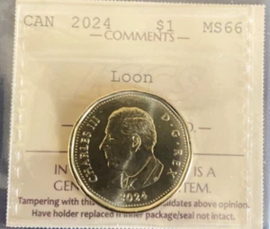 Canada - 1 Dollar - 2024 - Loon - ICCS Certified - MS-66 - Picture 1 of 3