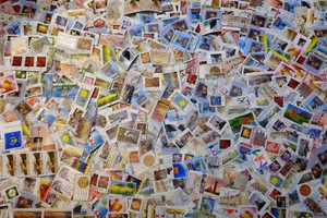 DEUTSCHLAND GEDENKMÜNZEN II auf zugeschnittenem Einzelpapier / Kiloware 3 Unzen (84 Gramm) D - Bild 1 von 1