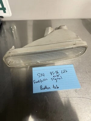 95-96 Nissan 240sx S14 Left Driver Side Front Bumper Turn Signal Light - Image 1 of 4