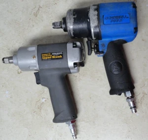 (2) 1/2" Impact Guns Both Work Good No Problems CORNWELL CENTRAL PHEUMATIC - Picture 1 of 14