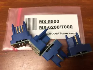 4 Toner Chip for Sharp MX-5500N, MX-6200N, MX-7000N Copier Printer (MX-70) " NT - Picture 1 of 3