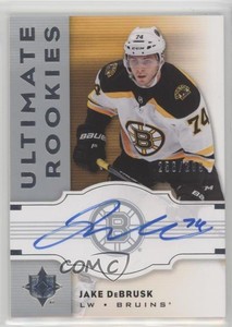2017 Ultimate Collection 2007-08 Retro Rookies /299 Jake DeBrusk Rookie Auto RC