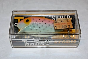 Vintage Storm Thin Fin Silver Shad AT41 Rainbow Trout in Orig Box w/Insert NOS - Picture 1 of 4