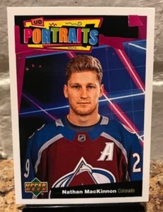 2020-21 Upper Deck Portraits #P12 Nathan MacKinnon MC