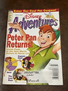 Disney Adventures Magazine March 2002 Peter Pan Returns - Enter Our Pet Contest! - Picture 1 of 13