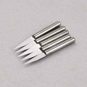5x Router de brocas CNC grabado en forma de V de carburo 1/8" 3.175 mm 25 grados 0.2 mm - Imagen 1 de 1
