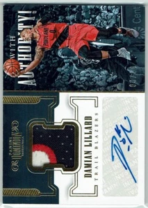 2017 Panini Dominion Damian Lillard Patch Auto SSP Gold /10 - Picture 1 of 2