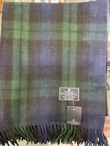 100% Recycled Wool Blanket | The House Of Balmoral Scotland | Black Watch - Picture 1 of 3