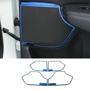 Cubierta de altavoz de audio para puerta interior 4X azul para Honda CR-V CRV 2017-2022 - Imagen 1 de 5