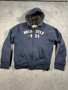 VINTAGE Hollister Sweater Adult XL Hoodie Jacket Full Zip Heavy Sherpa BOHO Y2K - Picture 1 of 12