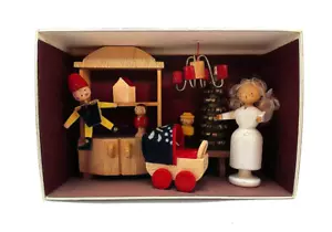 Christkindlstuben miniature sassoni capelli piatti - FLADE Wiltner Erzgebirge - Foto 1 di 2