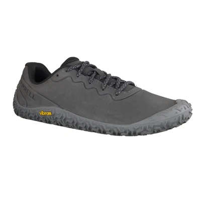Merrell Vapor Glove 6 Herrenschuhe, Barfußschuhe, Leder, Grau, - HERREN