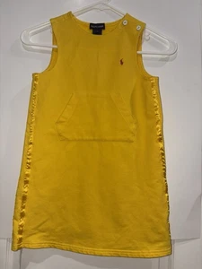 Ralph Lauren  sleeveless Yellow Dress Size 6 - Picture 1 of 7