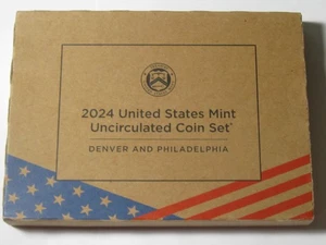 2024 P & D 20 Coin Uncirculated US Mint Set Sealed Never Opened Box - #11312-31 - Picture 1 of 1