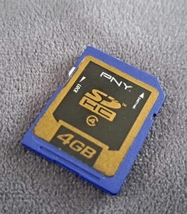 Scheda SD PNY 4GB - Scheda di memoria per fotocamera digitale ecc - Foto 1 di 1