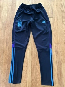 Argentina Adidas Training Pants AFA Soccer World Cup 2022 Men's Small *NEW* - Picture 1 of 6