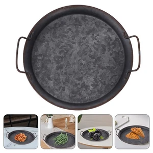  Tablett Vintage Serviertablett Mit Henkel Brotaufbewahrungsschale - Bild 1 von 12