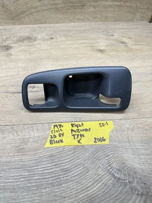 1996-2000 HONDA CIVIC COUPE OEM INTERIOR (R) DOOR HANDLE TRIM DARK GREY TYPE K - Image 1 of 4
