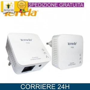 Tenda P200 Kit Powerline 2 Mini Adattatori, Velocità 200Mbps, Plug&Play - Imagen 1 de 1