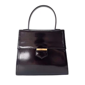 SAINT LAURENT Black Leather Handbag - Picture 1 of 14