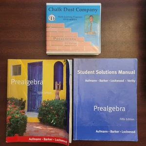 Chalk Dust Pre-algebra 5th Edition, Dana Mosely, HMH Textbook & Solutions - Picture 1 of 19