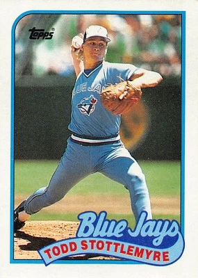 Todd Stottlemyre 1989 Topps 722  Toronto Blue Jays  Baseball Card - Image 1 of 2