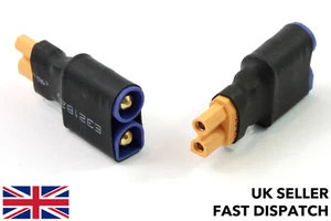 XT30 Buchse auf EC3 Stecker (3,5mm Banane) Stecker Adapter/Stecker RC Lipo Akku - Bild 1 von 3