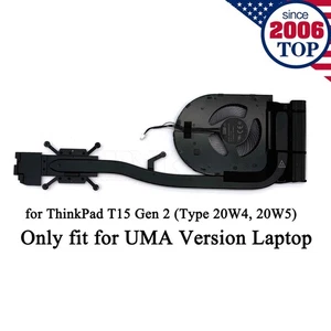 New CPU Fan Heatsink for ThinkPad T15 Gen 2 20W4 20W5 PN:5H41B77169 5H41B77170 - Picture 1 of 4