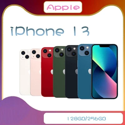 New Apple iPhone 13 128GB/256GB 6.1" iOS Smartphone  Senza Simlock SIMFREE - Immagine 1 di 4