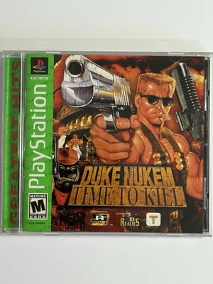 Duke Nukem: Time to Kill Greatest Hits (Sony PlayStation 1, 2001) CIB Complete - Image 1 of 4