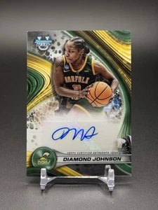 2025 U Bowman Best Diamond Johnson #B24-DJ Best of 2024 Autograph Norfolk State - Picture 1 of 2