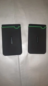 Transcend 2TB StoreJet 25M3 USB 3.1 Portable Hard Drive 2 TB, Iron Gray + 1TB - Picture 1 of 10