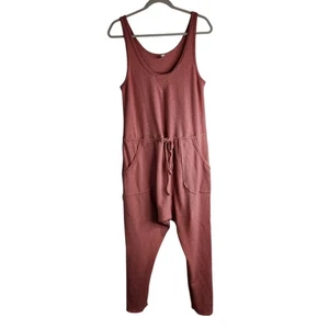 Free People On a Cloud Romper Jumpsuit Women's Size XS Pink Sleeveless Harem - Picture 1 of 8