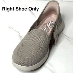 Skechers On The Go Slipper Flex-Camellia NUR RECHTER SCHUH 7,5 Weite Passform Taupe Neu mit Etikett - Bild 1 von 10