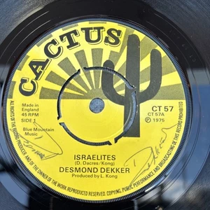 Desmond Dekker Israelites 7" Vinyl, Cactus Records CT 57 - Bild 1 von 1